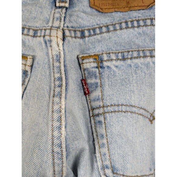 Vintage 90s‎ Levi's 512 Jeans Size 7 Made in USA Slim Fit Tapered Leg Mom 24x29 - Picture 6 of 10